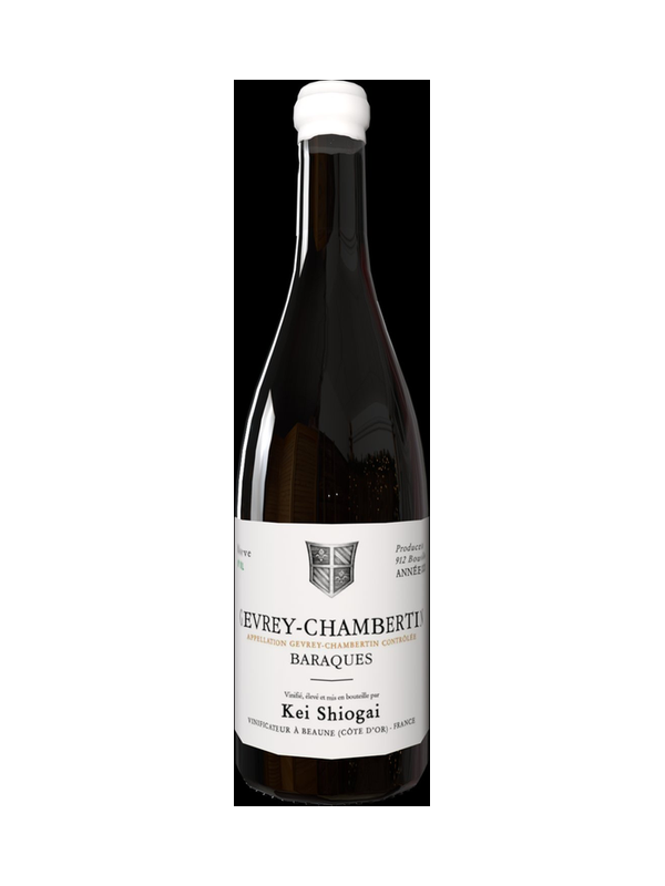 Kei Shiogai Gevrey-Chambertin, Les Baraques 2023 bottle