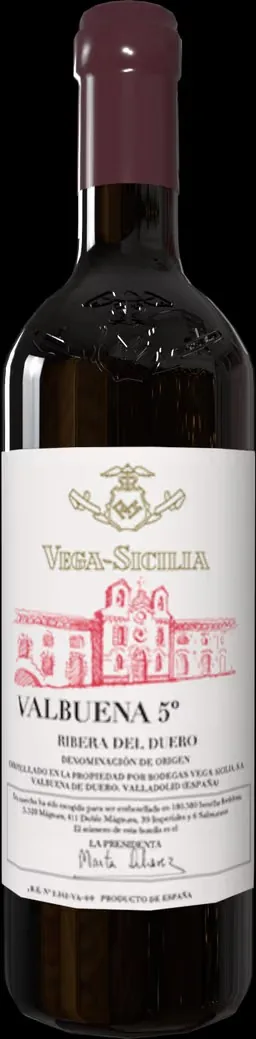 Vega Sicilia, Valbuena 5.°, Ribera del Duero 2019 0.75L bottle